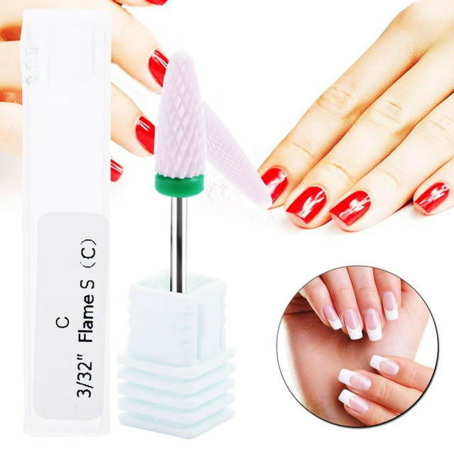 Pink Not Slip Drill Bits For Nails, Gel Nail Drill Bits Artificial Nails For Natural Nails
