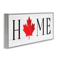 thumbnail image 3 of Stupell Industries Home Red Maple Leaf Gray Framed Giclee Art design by Lil' Rue, 10 x 24, 3 of 8