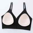 thumbnail image 5 of Hrsba Front Closure Bras for Women Solid Color No Underwire Side Support Breathable Lightweight Daily Wear Soft Support, 5 of 6
