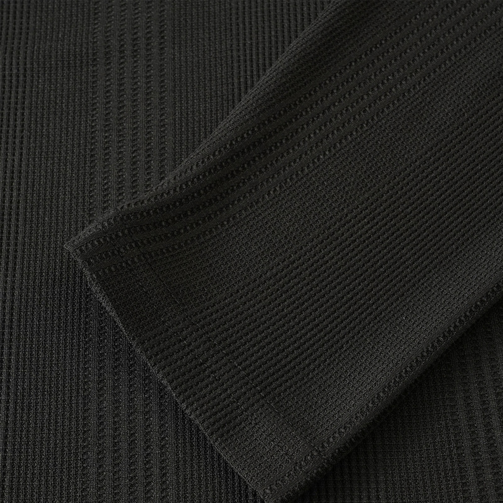 GuangCheng George Men Waffle Knit Henley Shirts,Long Sleeve,Slim Fit,Soft,Breathable,Comfortable,Button Placket,Casual Tees,Black,Size 3XL