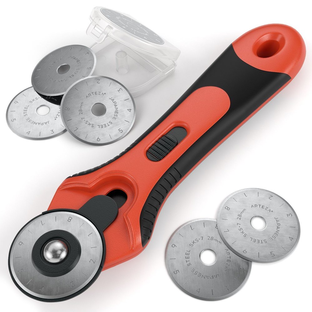 Arteza Rotary Cutter, 28mm, 6 Blades