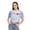 Cotton Candy, variant on Cactus Nerds Women Play Some Music Shirts Tie-Dye Crop Tee