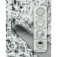 thumbnail image 2 of Alfombra CRYPTOLITE, lavable, vintage, 160 x 200 cm, antideslizante, 2 of 7