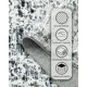 thumbnail image 2 of Alfombra CRYPTOLITE, lavable, vintage, 160 x 200 cm, antideslizante, 2 of 7