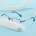 thumbnail image 3 of Espejo de proximidad de 50 a 600 grados, gafas planas y ligeras con personalidad para hombres y mujeres, de moda, de metal con memoria simple y antiluz azul, 3 of 4