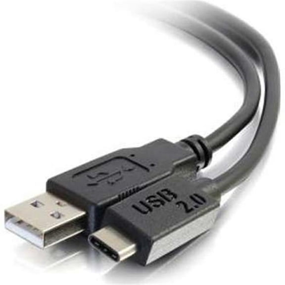 6 ft. USB 2.0 USB C USB A USB Cables, Black