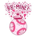 thumbnail image 2 of Men's Star Wars Valentine's Day BB-Mine  Graphic Tee White Medium, 2 of 5