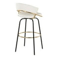 thumbnail image 6 of LumiSource Jie 30" Fixed-Height Barstool - Set of 2, 6 of 6