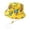 Yellow, variant on Baby Sun Hat Outdoor Upf 50+ Classic Hats with Wide Brim Cute Print Soft Cap for Boys & Girls Fashion Headwear Sky Blue One Size