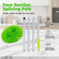 thumbnail image 4 of Ceiling Fan Cleaner Duster, Reusable Ceiling Fan Cleaner Duster with Extension Pole, 13 to 48 Inch, for Cleaning Walls Bookshelves Door Window Top, 4 of 6