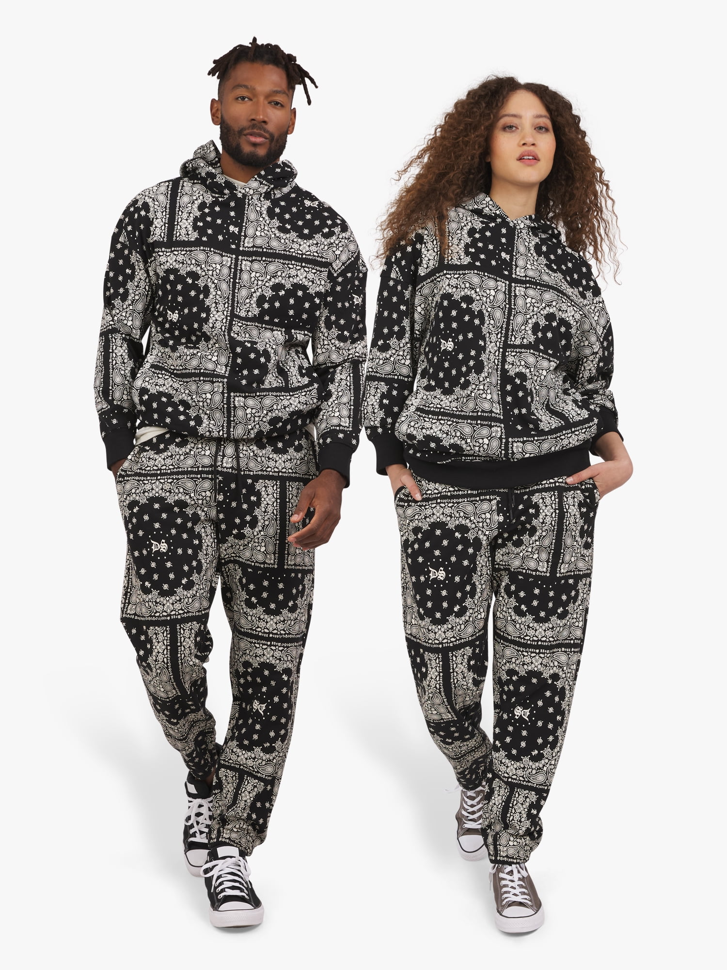 Dogg Supply by Snoop Dogg All Gender Bandana Print Sweatpants