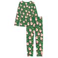 thumbnail image 6 of FOR U DESIGNS Christmas Santa Claus Womens Pajama Sets Long Sleeve Long Pants and Crewneck Tops 2PCS Size XS Xmas Jogger for Women with Pockets Nightwear for Women, 6 of 6