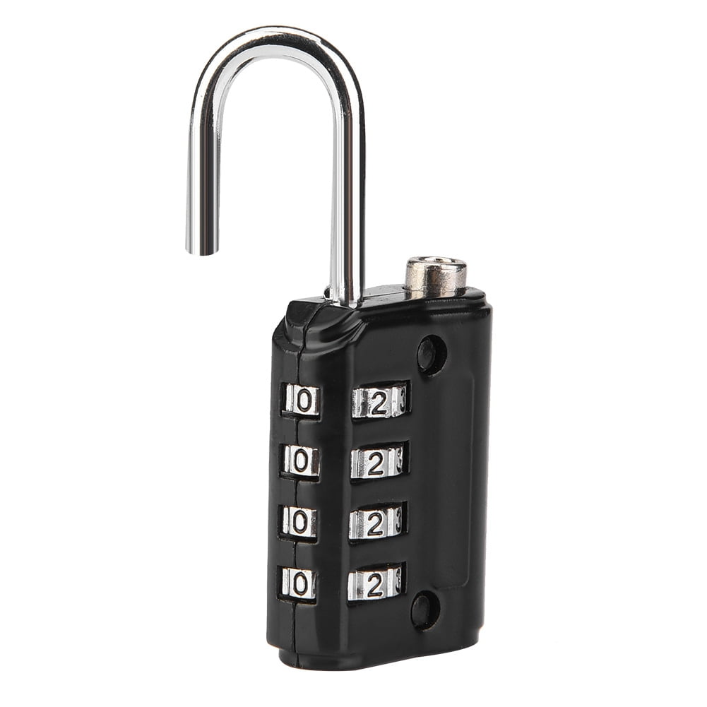LYUMO 4Digit Combination Password Lock Zinc Alloy Luggage Padlock