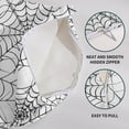 thumbnail image 6 of White Halloween Spiderweb Pillow Covers 18x18 Set of 2 Black Web Outdoor Decorative Throw Pillows Halloween Scary Themed Farmhouse Pillowcases Linen Cushion Case Decor for Home Sofa Couch Bed, 6 of 6