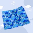 thumbnail image 2 of MIASHUI Boys Swim Trunks Toddler Stretch Swim Shorts Bathing Bottom,Blue,One Size, 2 of 3