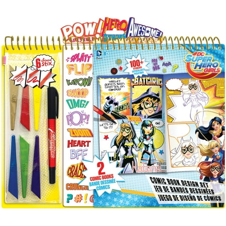 Dc Superhero Girls Comic Book Design Set Dc Superhero Girls Comic Book Design Set