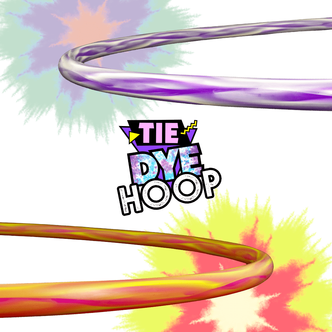 Kess Tie-Dye Sport Hoop – 1 Pack, for Kids Ages 6 and Up