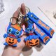thumbnail image 4 of LLavero de punto de bebé de estrella de Disney para Halloween, personaje de Anime, bonito llavero de costura azul y rosa, decoración de embalaje de pareja a la moda, 4 of 5