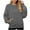 Gray, variant on Patlollav Womens Fall Oversized Sweatshirts Crewneck Fleece Casual Pullover Sweaters Outfits