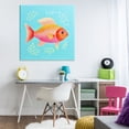 thumbnail image 4 of Stupell Industries Cottage Whimsical Orange Fish Canvas Art, 36 x 36, by Andrea Haase, 4 of 8