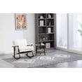 thumbnail image 5 of Timbernest Rocking Chair Accent Chair Reading Armchair for Living Room, Bedroom, Sunroom, Antique White, 5 of 8