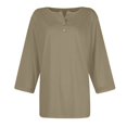 thumbnail image 3 of MAIHAN Womens Short Sleeve Shirts Summer Tops 2026 Spring Trendy Casual Casual Basic Tee Shirts Womens Summer Tops Spring Clothes Trendy Outfit, 3 of 3