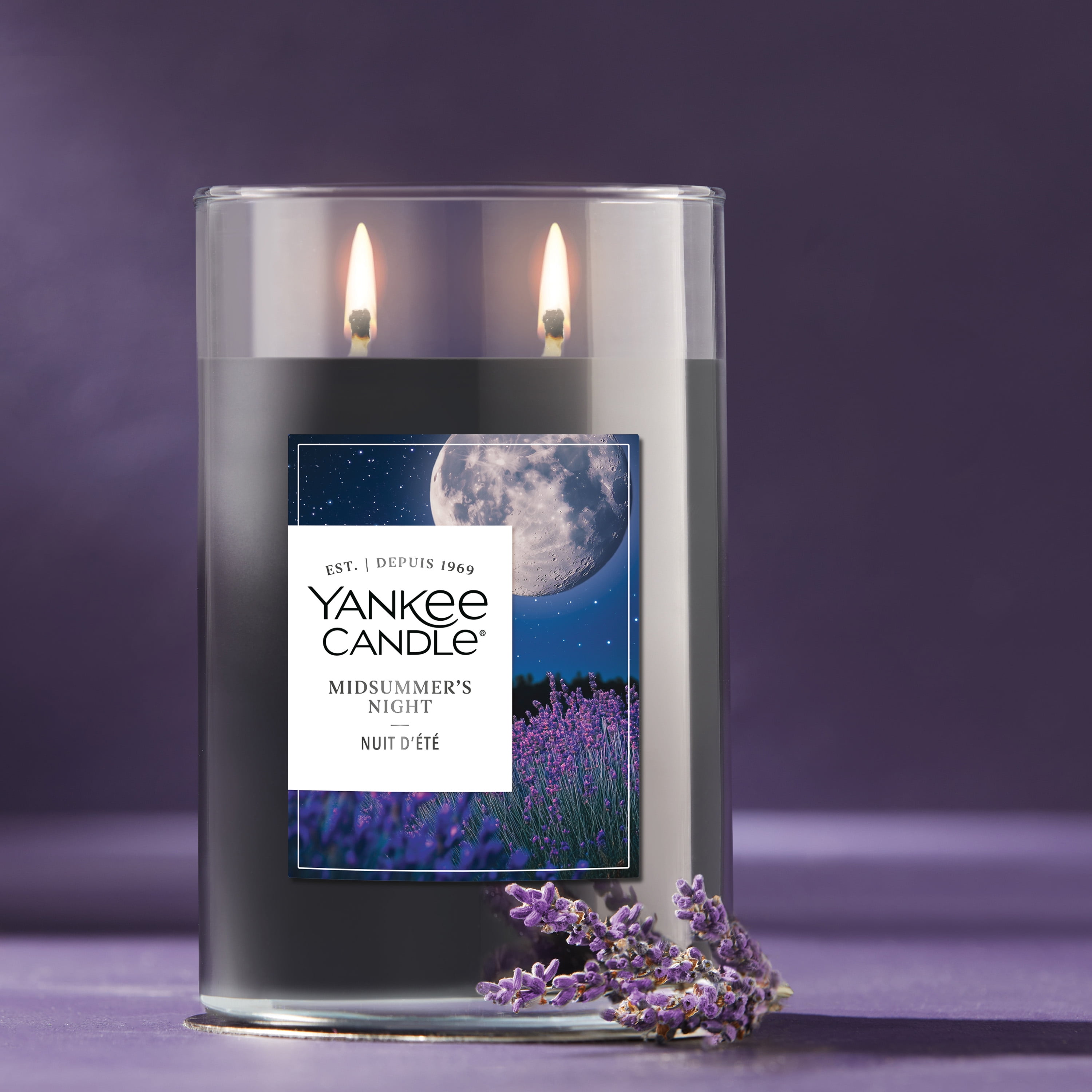 Yankee Candle Scented Candle, Midsummer's Night, 20 oz Signature Large Tumbler, 2 Wicks