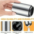 thumbnail image 2 of 3pcs Heavy-Duty Automatic Bottle Openers with Magnetic Cap No-Slip Grip  Stainless Steel Construction for Home, Bar, Camping, Parties, 2 of 6