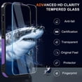 thumbnail image 3 of Funda RMOCR para iPhone 16E con protector de pantalla, color lavanda, 3 of 7