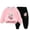 Pink, variant on Zwiiyzr 2025 3-10Y Toddler Baby Boy Girl Clothes Warm Fleece Lined Rabbit Print Long Sleeve Sweatshirt Tops and Pants Winter Fall Clothing Set Blue
