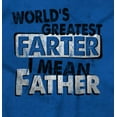 thumbnail image 2 of Funny Worlds Greatest Father Farter Men's Crewneck Sweatshirt Brisco Brands X, 2 of 5