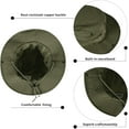 thumbnail image 3 of Sun Hats for Men Women Bucket Hat UPF 50+ Boonie Hat Foldable UV Protection Hiking Beach Fishing Summer Safari, 3 of 7