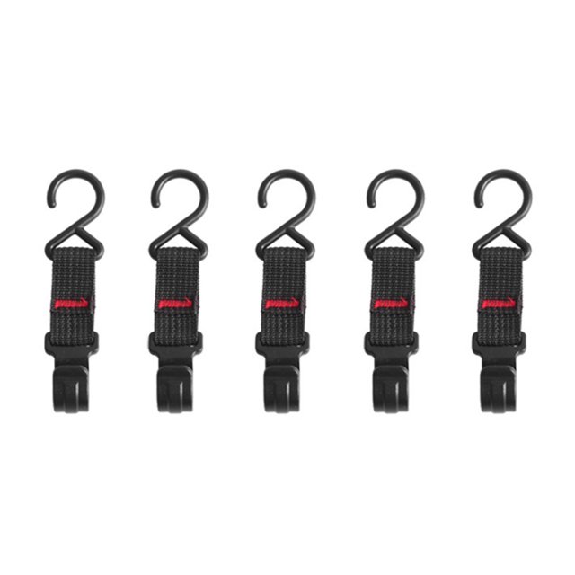Advancent Paquete de 5 ganchos de almacenamiento para colgar al aire libre, portátil, extraíble, en forma de S, organizador de bolsillo, carpas L