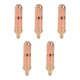 thumbnail image 1 of 5Pcs Propane Cutting Tips Brass Copper Welding Nozzles for Torch High Concentricity 2#, 1 of 5