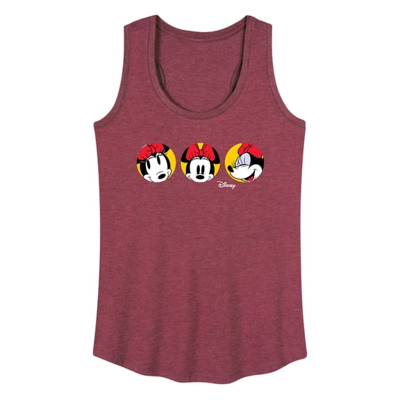 Disney - Mickey & Friends - Minnie Mouse - All the Faces of Minnie - Women's Racerback Tank Top