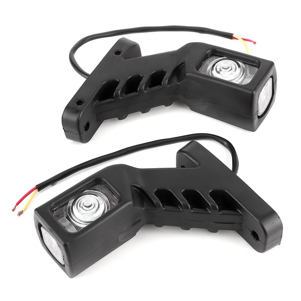 Luz de posición lateral del automóvil, luz de posición lateral LED para remolque de camión de automóvil de 10 a 30 V Luz de posición lateral para camión Rendimiento lleno de energía