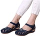 thumbnail image 4 of Zapatos de mujer de verano Tacón de cuña Retro Hollow Out Casual Sandalias de mujer Wmkox8yii  nm9013, 4 of 7