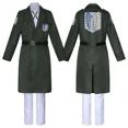 thumbnail image 3 of Attack on Titan Scout Regiment Cosplay Costume Uniform Top Pants Accessories Men, 3 of 5