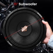 Lanzar MAXP154D Max Pro 15-Inch 2000-Watt Small-Enclosure Dual 4-Ohm Subwoofer