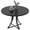 Black, variant on 40 Inch Round Dining Table for 4, Modern Farmhouse Circle Wood Kitchen Table with Adjustable Feet, Easy Assembly Dinner Table for Apartment, Living Room or Dining Room, White
