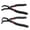 Black, variant on PatungKu Precise Rivet Extractor For Car Trim Removal 30 and 80 Degrees Push Pin Pliers Set Comfortable Ergonomic