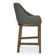 thumbnail image 3 of Moe's Home Collection EDWARD Fabric Counter Stool Green Color, 3 of 5