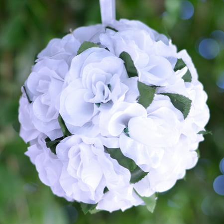 Efavormart 4 PCS Rose Pomander Silk Flower Balls for DIY Wedding Bouquets Centerpieces Arrangements Decorations Wholesale Supplies