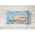 thumbnail image 2 of Merry Christmas Corgi Canvas Fabric Decorative Pillow, 2 of 3