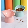 thumbnail image 3 of Tazón para gato Tazón para perro Tazón para gato elevado, Tazón anti vómitos para gato, Tazón antideslizante para comida y agua, para gato de cara plana Perro pequeño, 3 of 5
