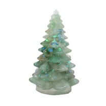 Crystal Christmas Tree Figurine Artificial Tree for Holiday Decor, Miniature Clear Trees as Tabletop Ornaments Centerpieces, Festival Gifts for Christmas Home Decor Craft Party