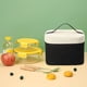thumbnail image 4 of Bolsa Térmica para Almuerzo Xyp241220003 | Bolsa Térmica Impermeable de Doble Capa | Gran Capacidad (18 X 18 X 15 Cm) | Doble Compartimento para Fiambreras Bento, Botellas de Leche | Portátil para El, 4 of 6