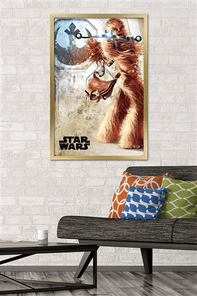 Star Wars: A New Hope - Chewy Wall Poster, 22.375" x 34", Framed
