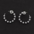 thumbnail image 4 of 1.2 TCW Solid 18 Kt White Gold Baguette SI Clarity HI Color Diamond Fine Earrings, 4 of 4