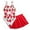 c-Red, variant on LRen Toddler Swimsuit Girl Two Piece Ruffles Beach Rash Guard Swimwear for Kids Girls Funny Summer Rash Guard Tail Swimsuit Girl Beach Swimwear Tankini Beach Swimwear Set